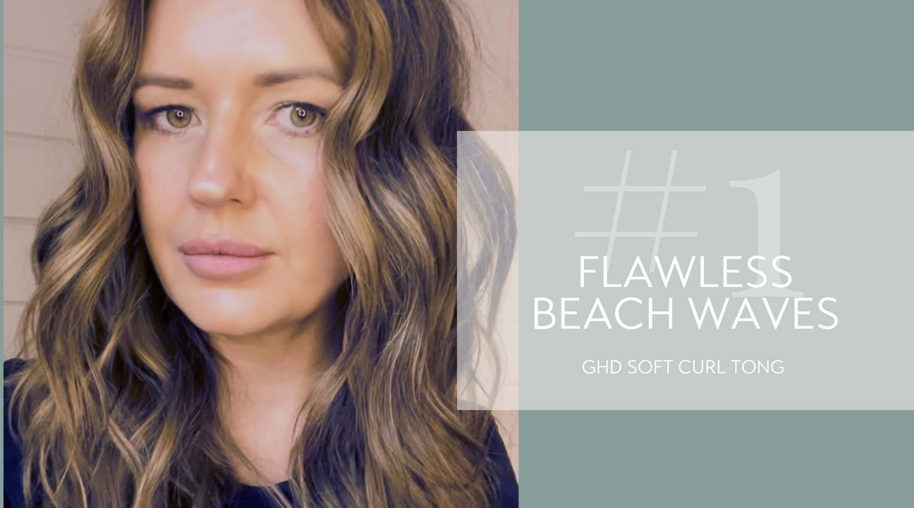 1 Flawless beach waves hair tutorial using the GHD soft curl tong Hairlogyx