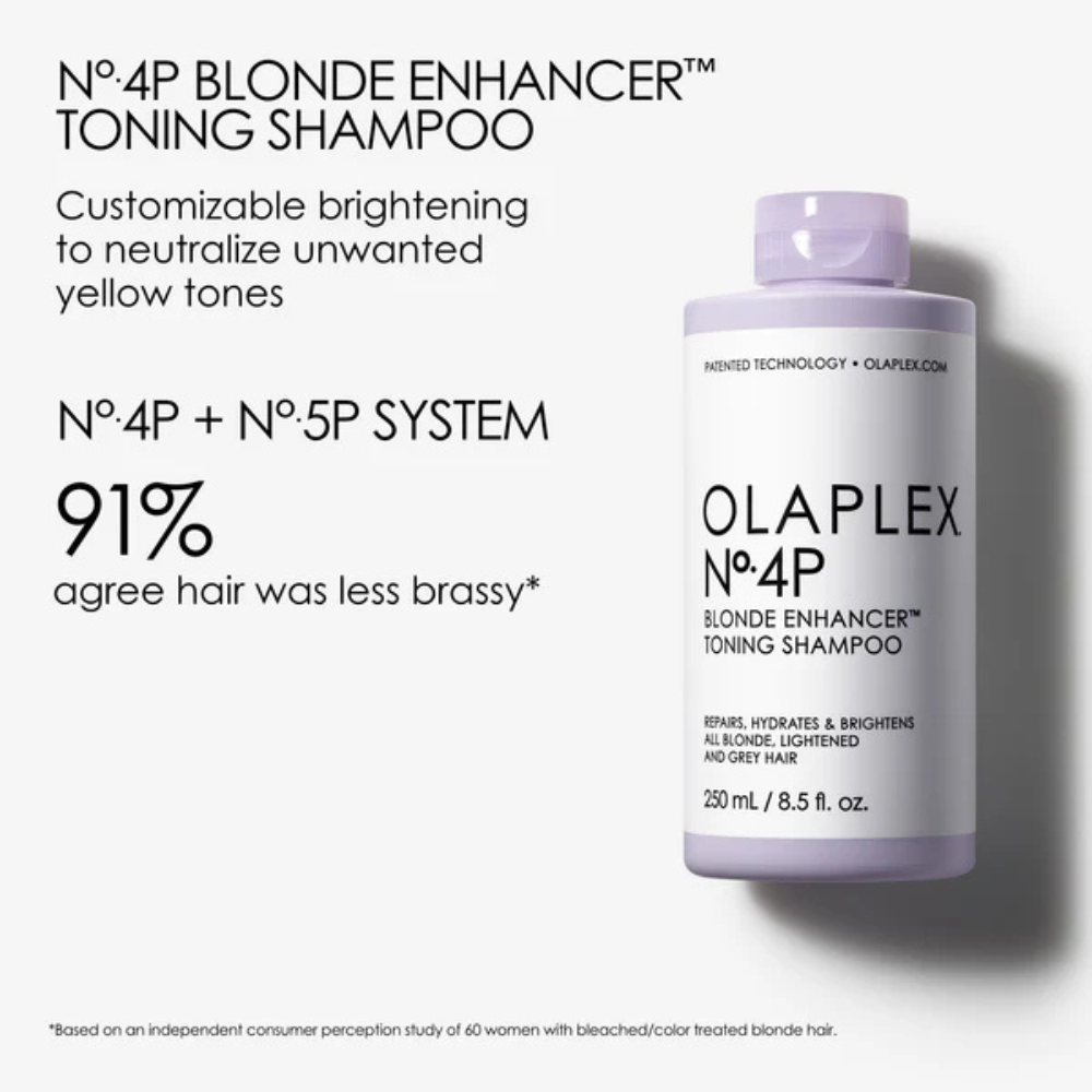 Olaplex No.4P Blonde Enhancer Toning Shampoo